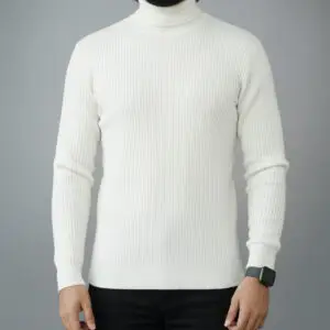 White Premium High Necks for Men